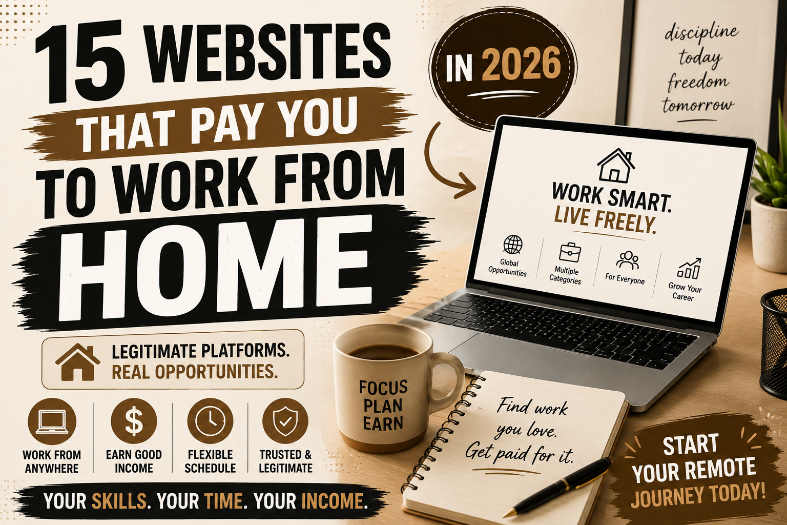 15 Websites That Pay You to Work From Home in 2026
